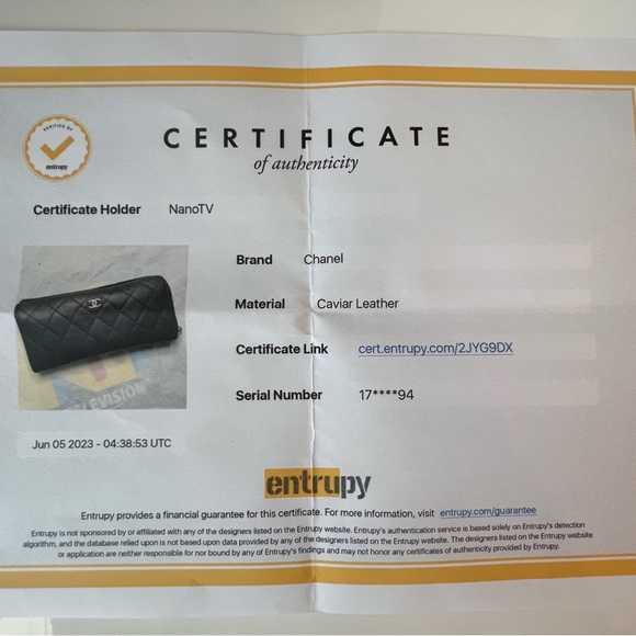 Chanel Caviar Wallet Leather Quilted 3/4 Zip Large Long Black / Silver - Picture 13 of 16